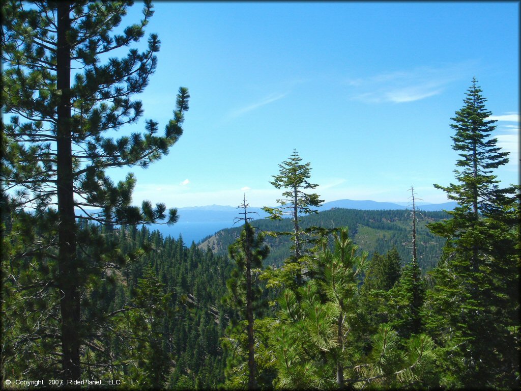 Scenery at South Camp Peak Loop Trail