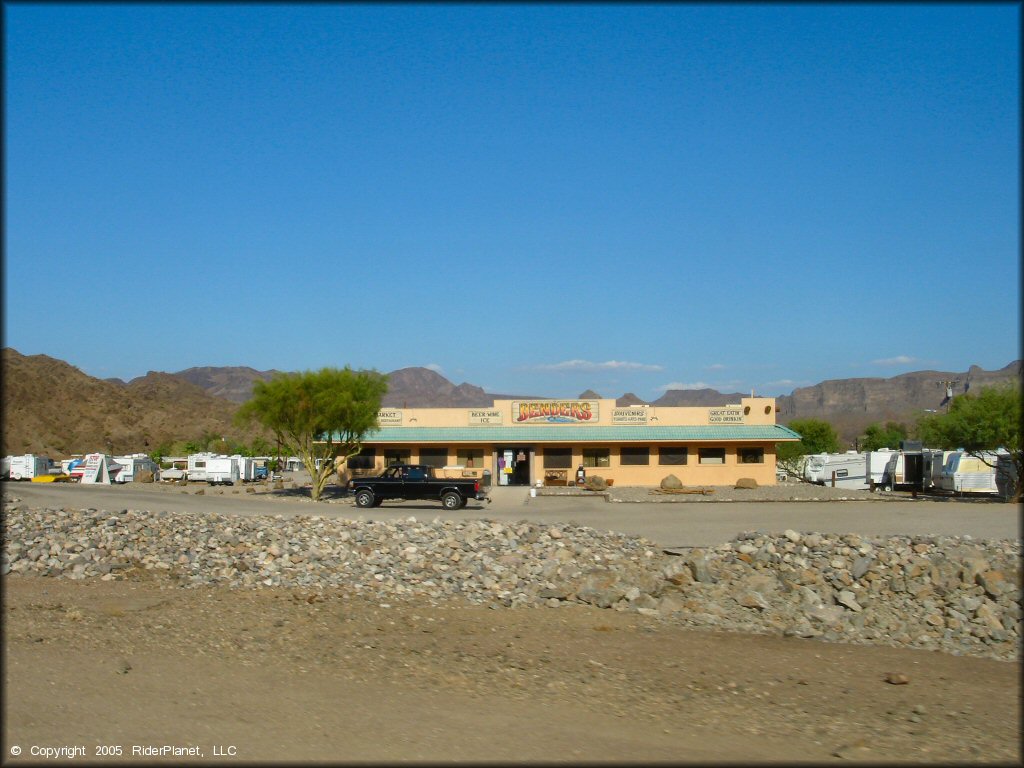Amenities example at Copper Basin Dunes OHV Area