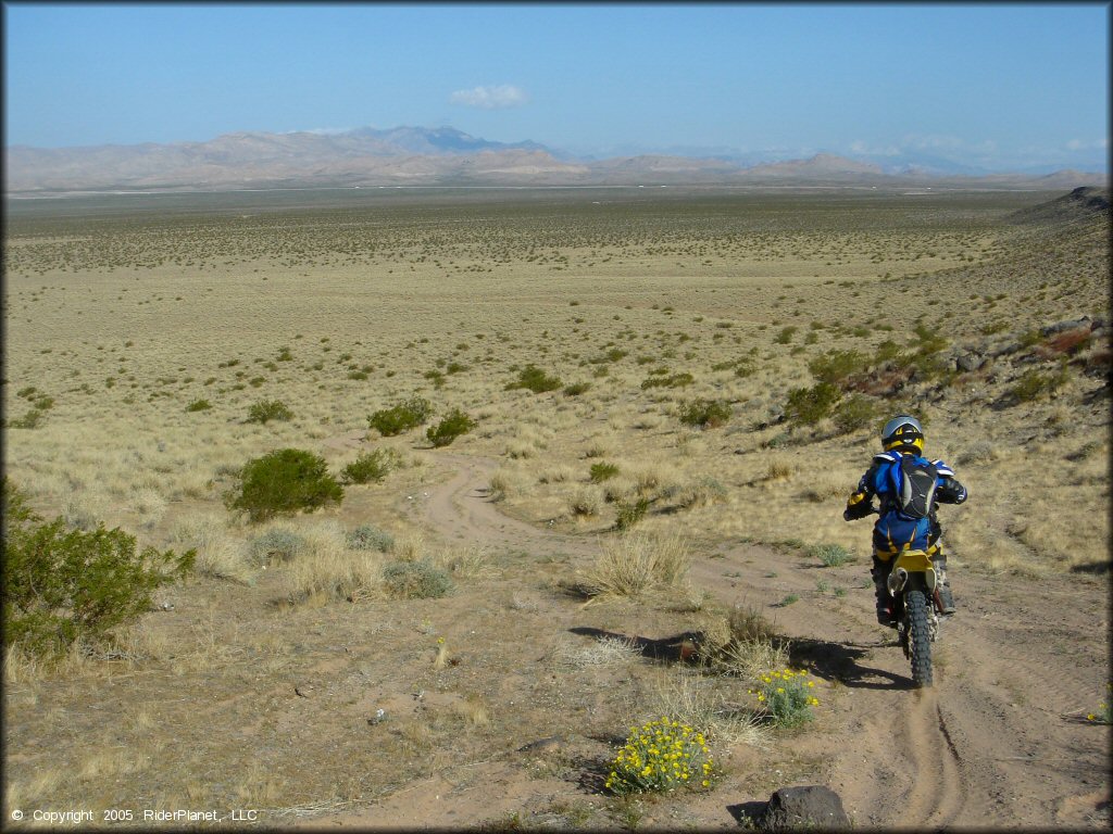 OHV at Jean Roach Dry Lake Bed Trail