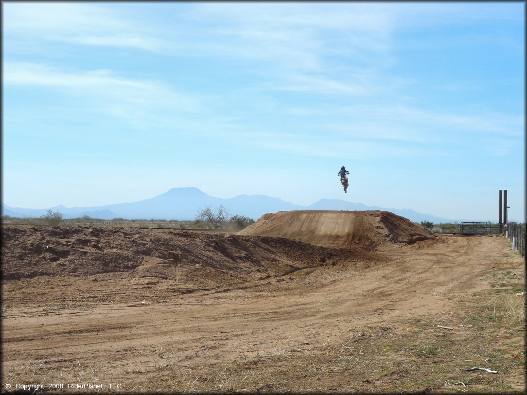 OHV jumping at Motoland MX Park Track