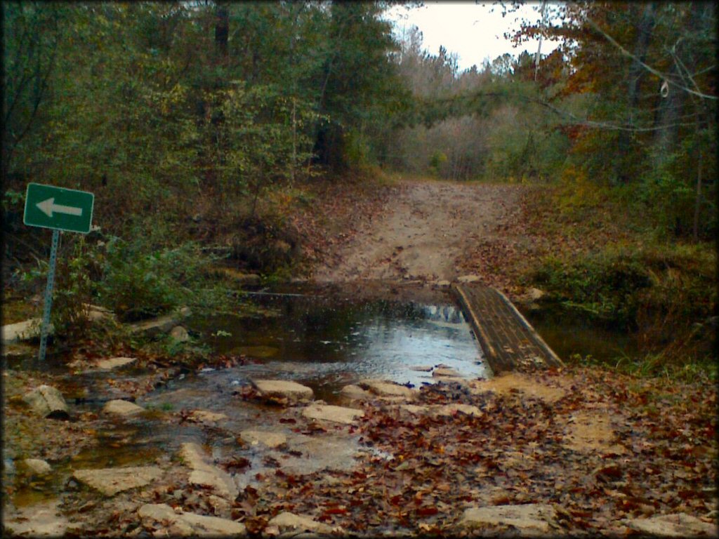 A trail at Juderman's ATV Park Trail