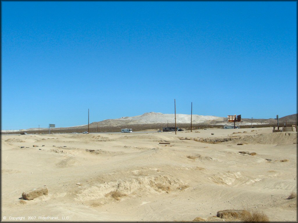 A trail at Adrenaline Motocross Park Track