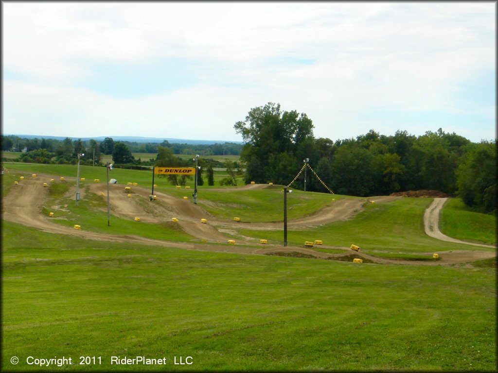 A trail at Area 51 Motocross OHV Area