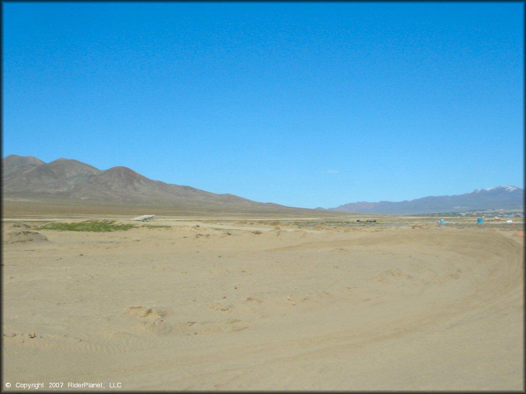 Scenic view of Winnemucca Regional Raceway Track