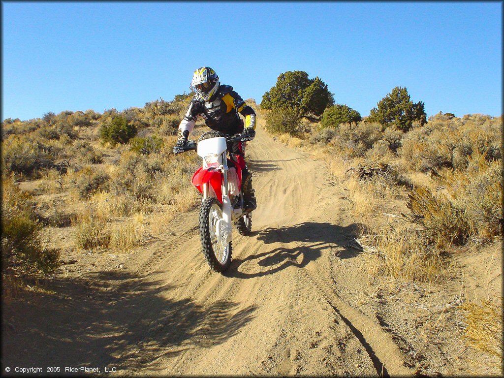 Honda CRF Motorbike at Stead MX OHV Area